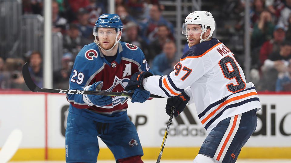 The Avalanche and Oilers look like the most imposing teams in the NHL's Western Conference. (Photo by Michael Martin/NHLI via Getty Images)