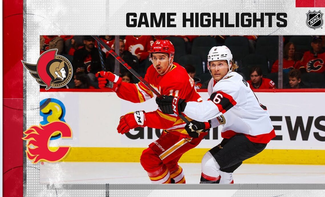 Senators @ Flames 3/12 | NHL Highlights 2023