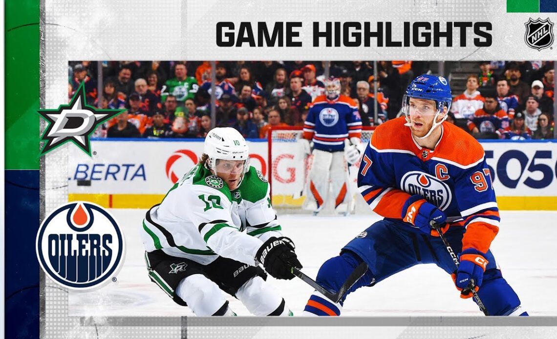 Stars @ Oilers 3/16 | NHL Highlights 2023
