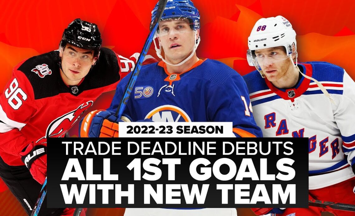 Trade Deadline Debuts | 1st goals with new team