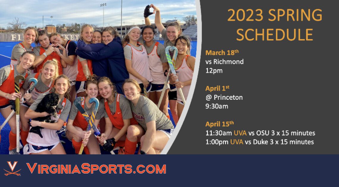 Virginia Field Hockey | Field Hockey Spring Competition Dates