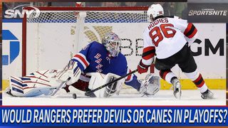Would the Rangers prefer to play the Devils or Hurricanes in the first round of the playoffs? | SportsNite