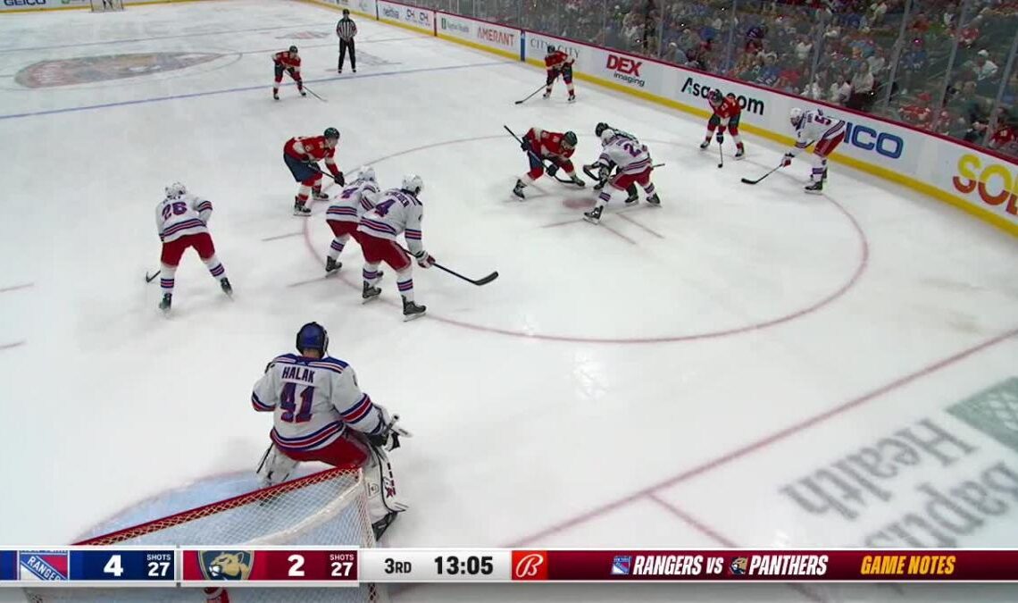 a Goal from Florida Panthers vs. New York Rangers