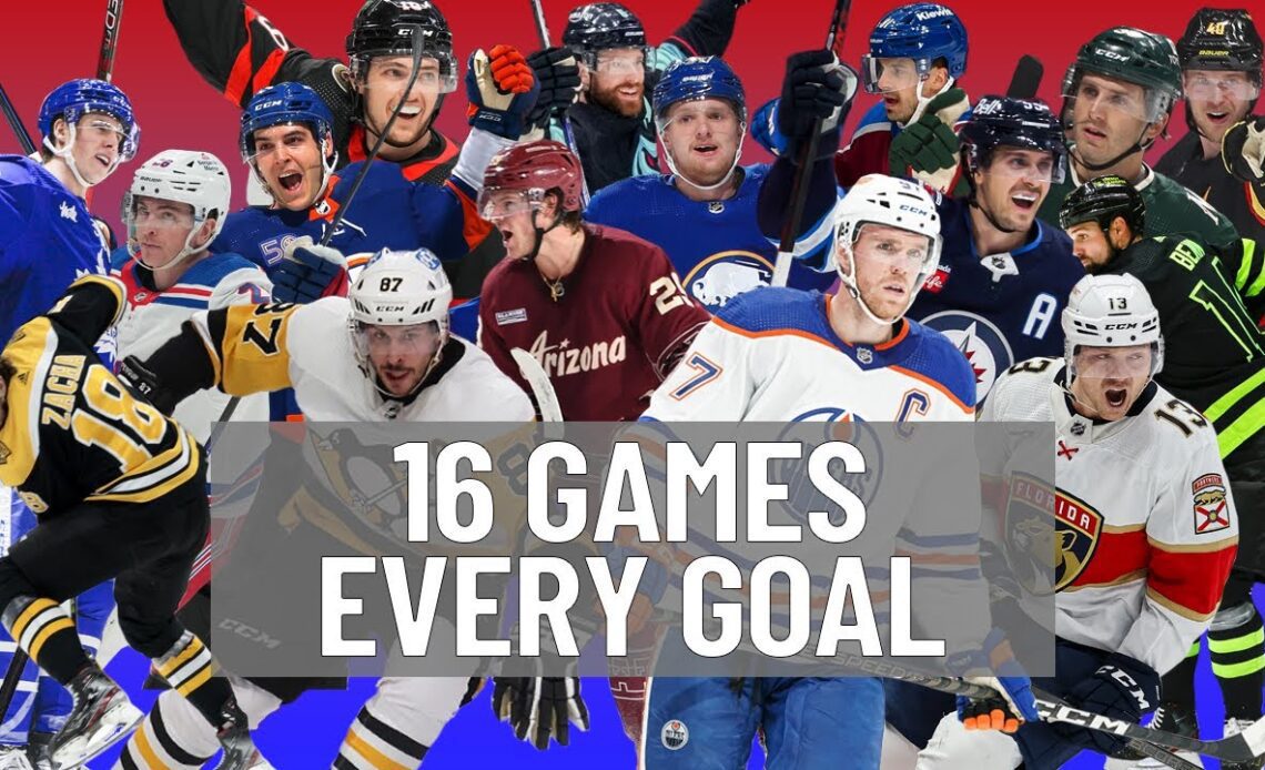 16 games, 100 GOALS! Watch them all!