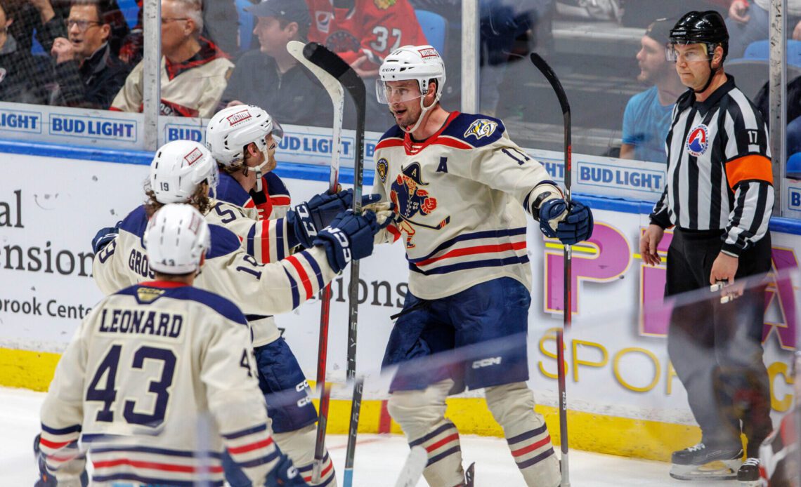 Ads Roast Icehogs in - Milwaukee Admirals