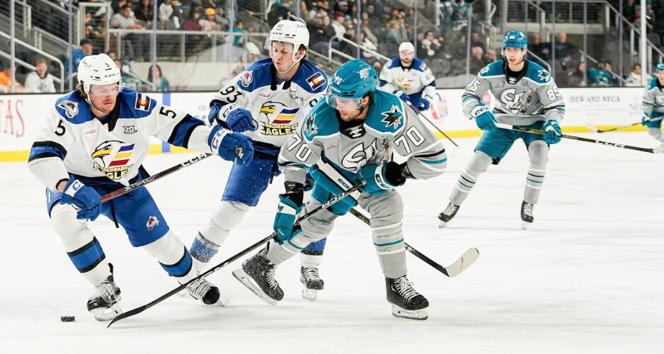 BARRACUDA DROPPED BY EAGLES, 4-3 IN OVERTIME