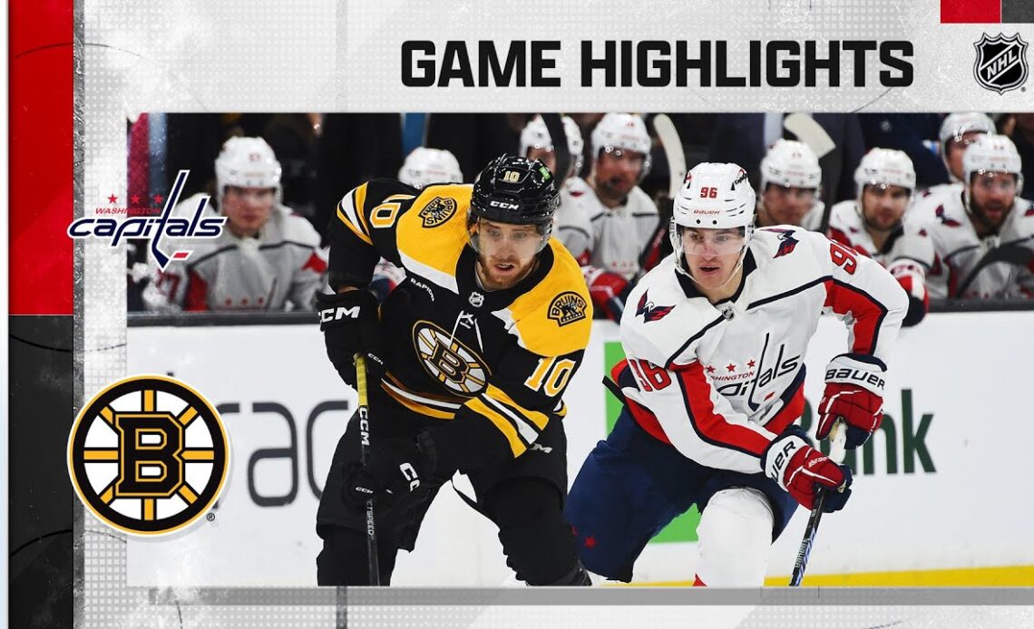 Capitals @ Bruins 4/11 | NHL Highlights 2023