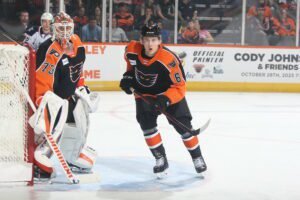 Emil Andrae scores first AHL goal