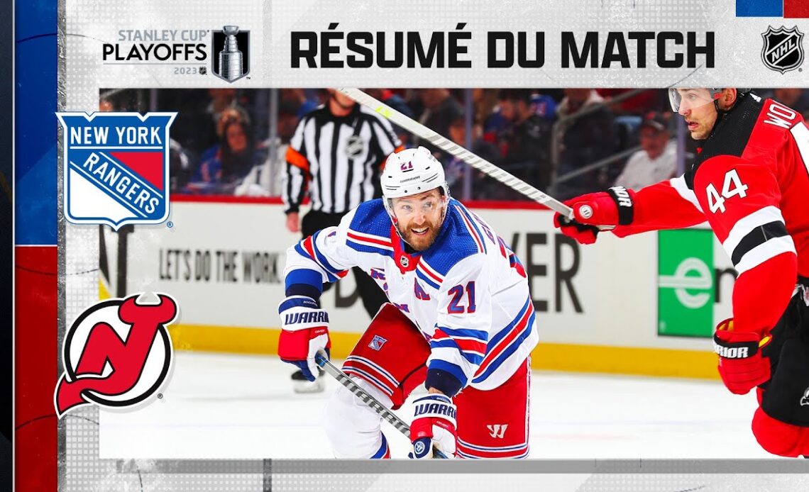 Faits saillants, match no 1 Devils vs Rangers