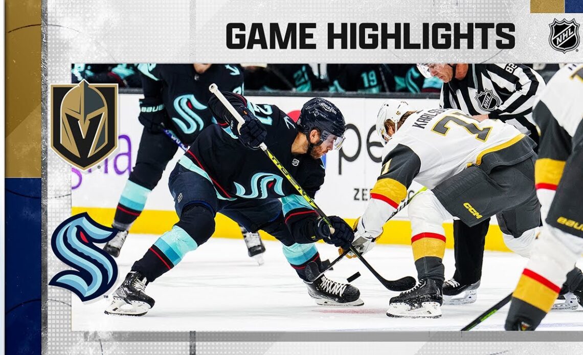 Golden Knights @ Kraken 4/13 | NHL Highlights 2023