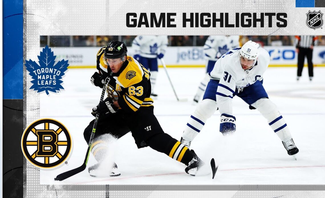 Maple Leafs @ Bruins 4/6 | NHL Highlights 2023