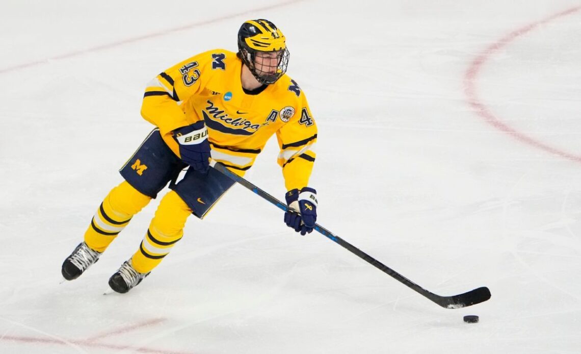 Michigan defenseman Luke Hughes is ready for the NHL right now