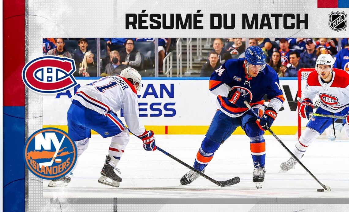 New York l’emporte et se qualifie | Canadiens @ Islanders | Faits saillants en français 12/04