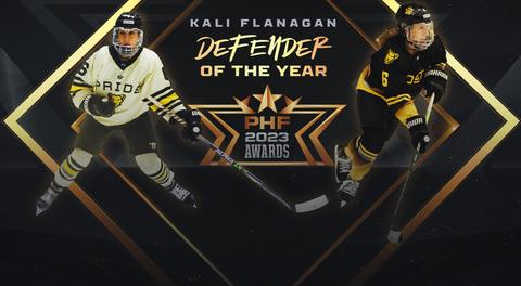 News: FLANAGAN NAMED PHF DEFENDER OF THE YEAR