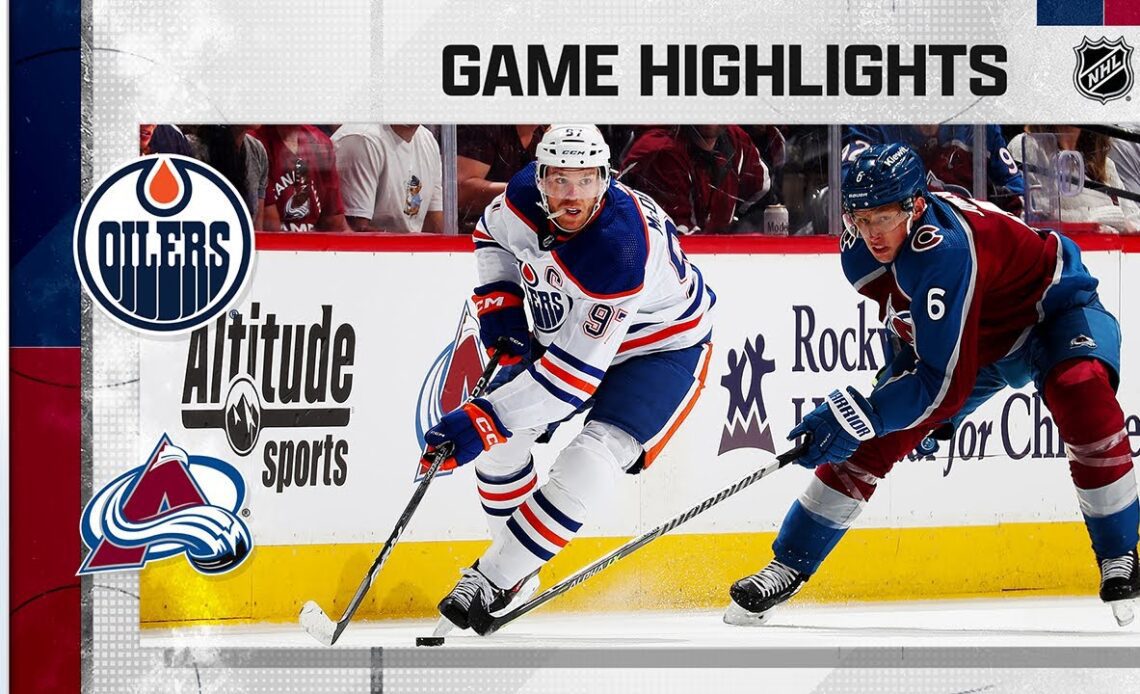 Oilers @ Avalanche 4/11 | NHL Highlights 2023