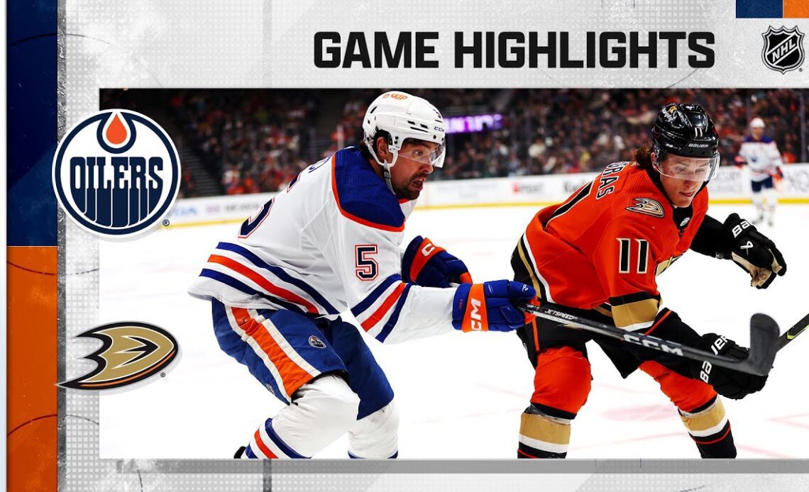 Oilers @ Ducks 4/5 | NHL Highlights 2023