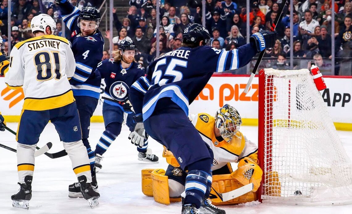 Scheifele scores his 40th and its a big one! ✈️