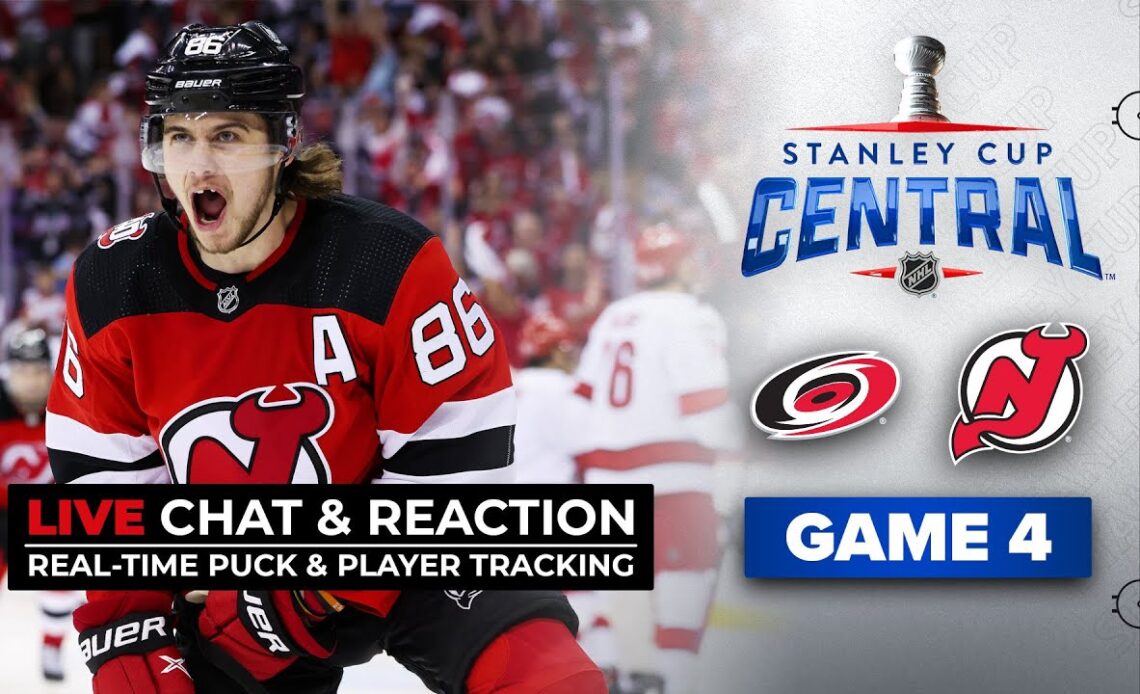 New Jersey Devils vs. Carolina Hurricanes | Live Chat | Game 4 | NHL Playoffs