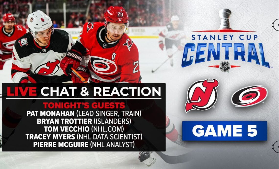 New Jersey Devils vs. Carolina Hurricanes | Live Chat | Game 5 | Stanley Cup Playoffs