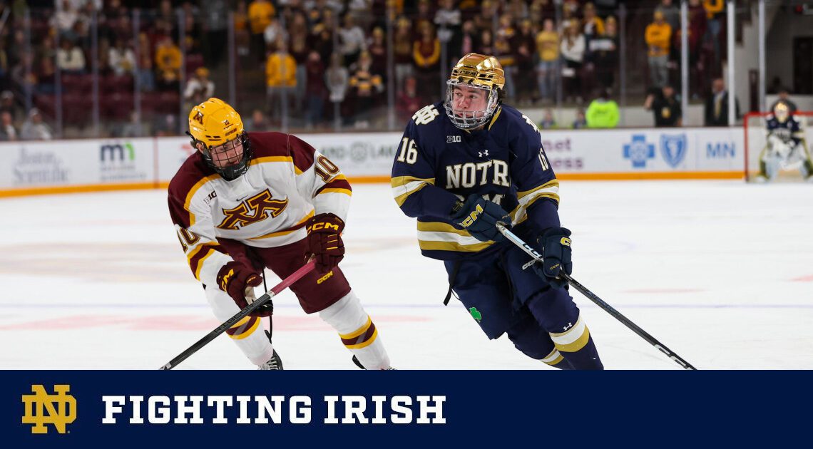 #17/18 Irish Split With #6/6 Gophers Following Loss – Notre Dame Fighting Irish – Official Athletics Website