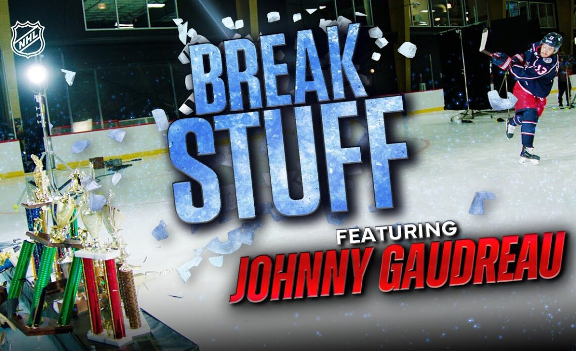 Johnny Gaudreau BREAKS IT ALL! 👊 | NHL Break Stuff