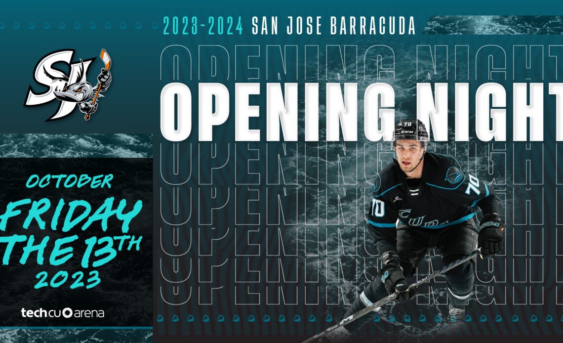 SAN JOSE BARRACUDA ANNOUNCE 2023-24 HOME OPENER