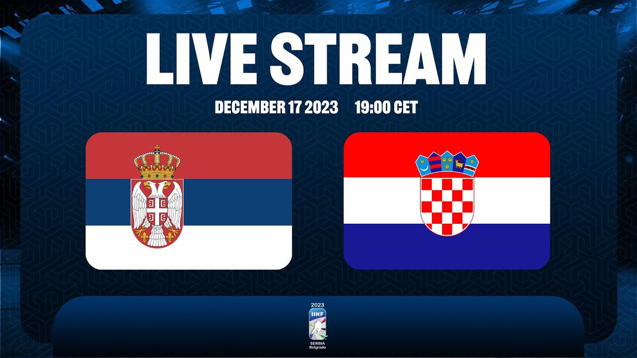 2023 MEN’S OLYMPIC ICE HOCKEY QUALIFICATION Round 2, Group M - SRB vs CRO