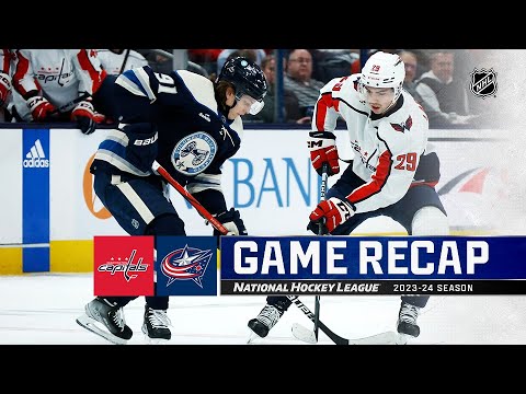Capitals @ Blue Jackets 12/21 | NHL Highlights 2023