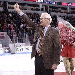 Jack Parker after coaching his final home game.