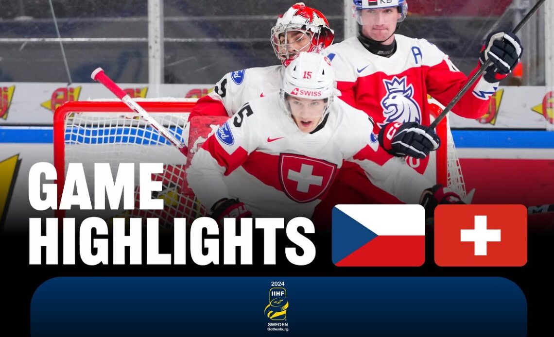 Highlights: Czechia vs Switzerland | 2024 #WorldJuniors