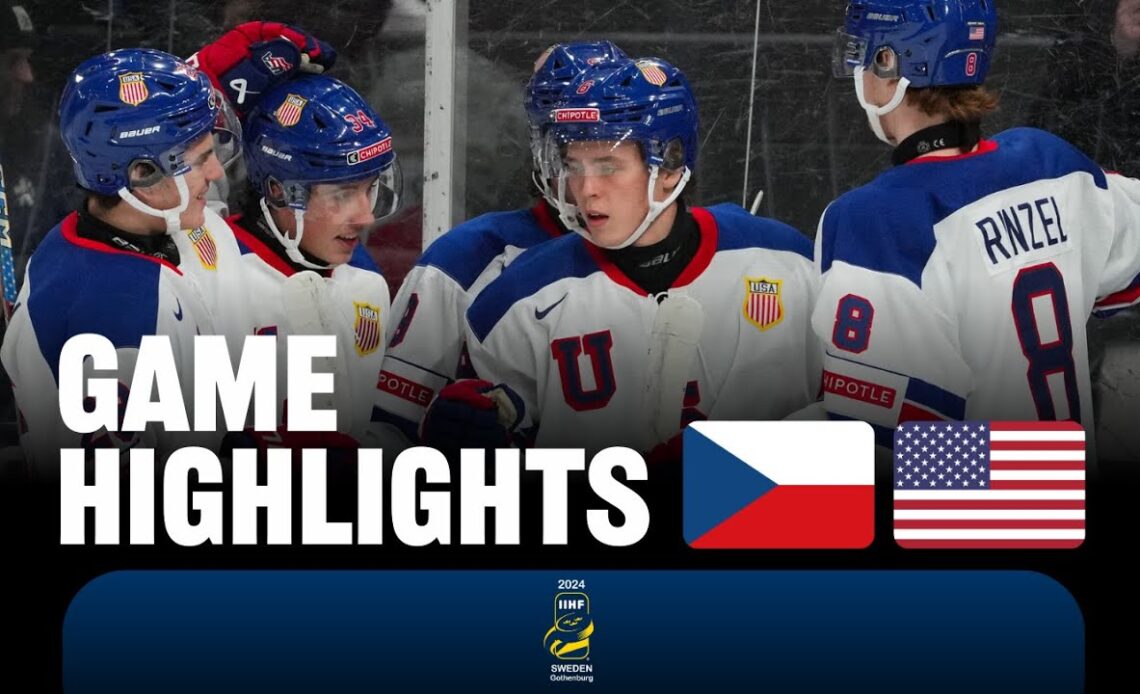 Highlights: Czechia vs USA | 2024 #WorldJuniors