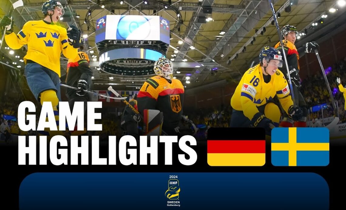 Highlights: Germany vs Sweden | 2024 #WorldJuniors
