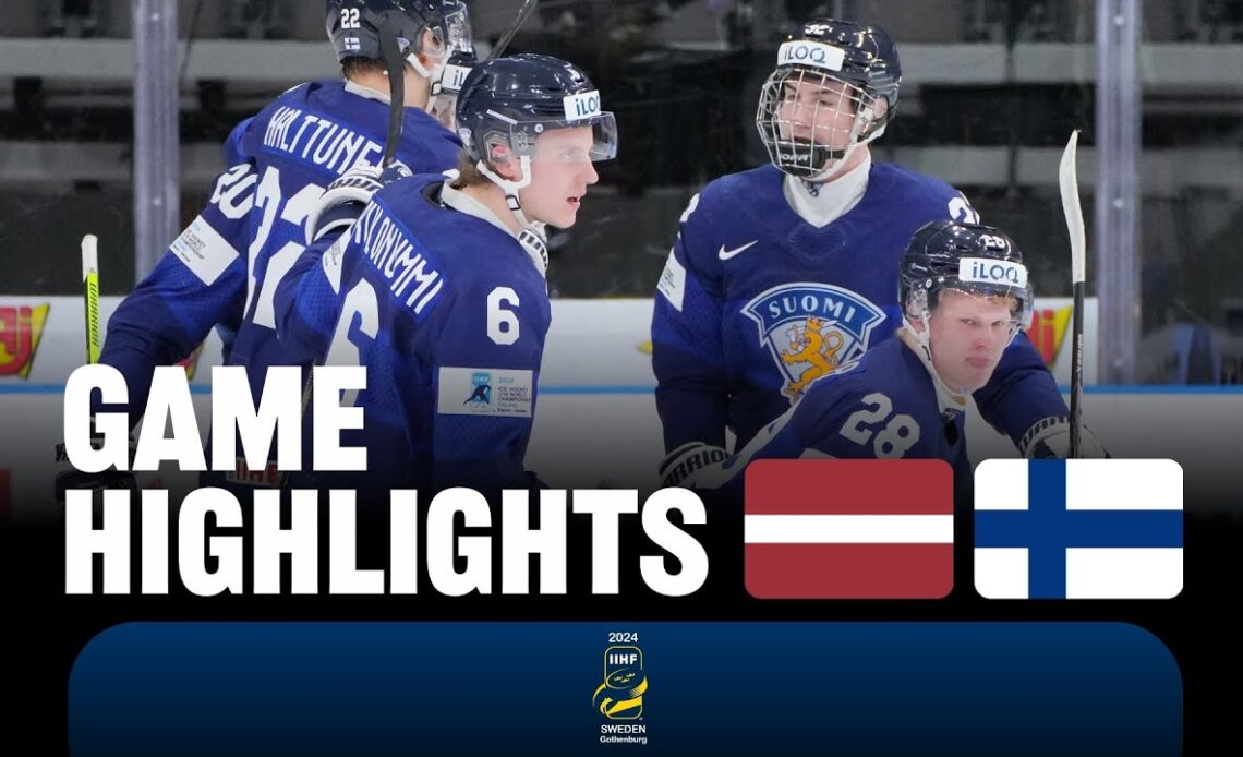 Highlights: Latvia vs Finland | 2024 #WorldJuniors