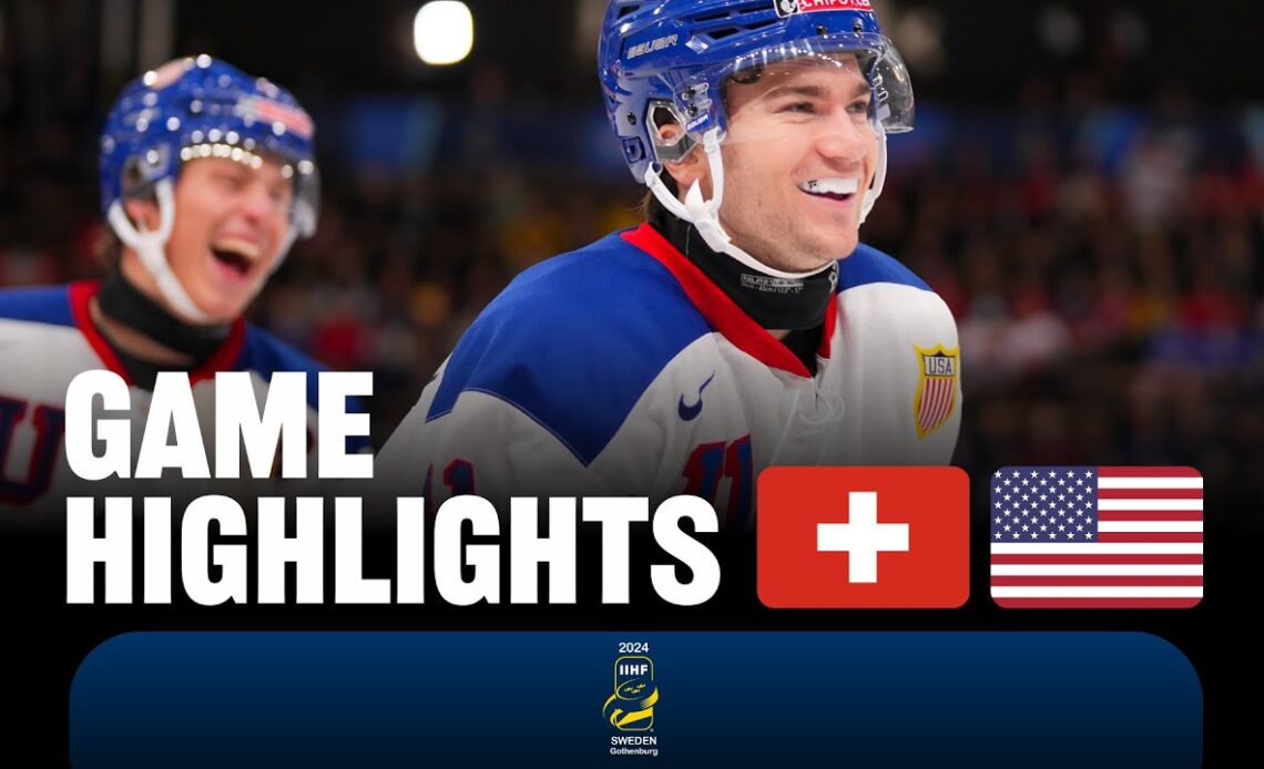 Highlights: Switzerland vs USA | 2024 #WorldJuniors