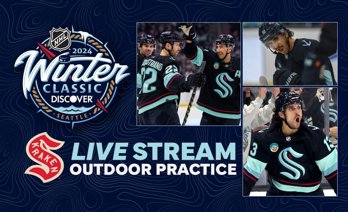 Hometown hero Kailer Yamamoto and the Kraken's 2024 Discover NHL Winter Classic Practice Skate