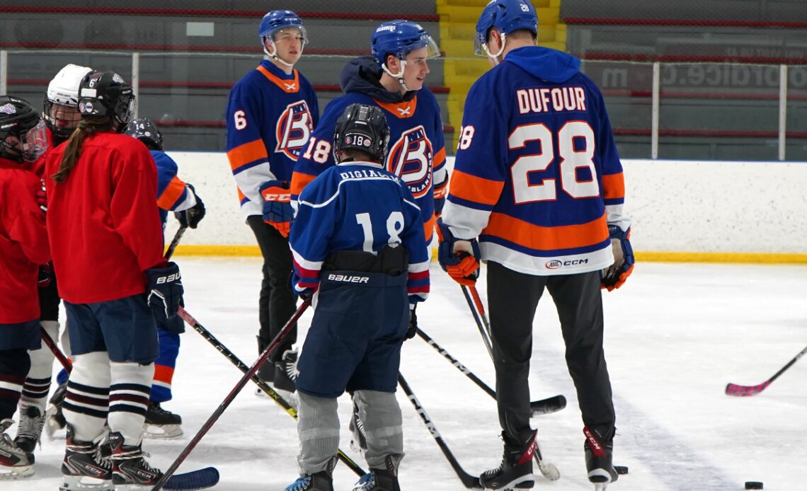 Islanders Make Surprise Visit to Milford Ice Pavilion