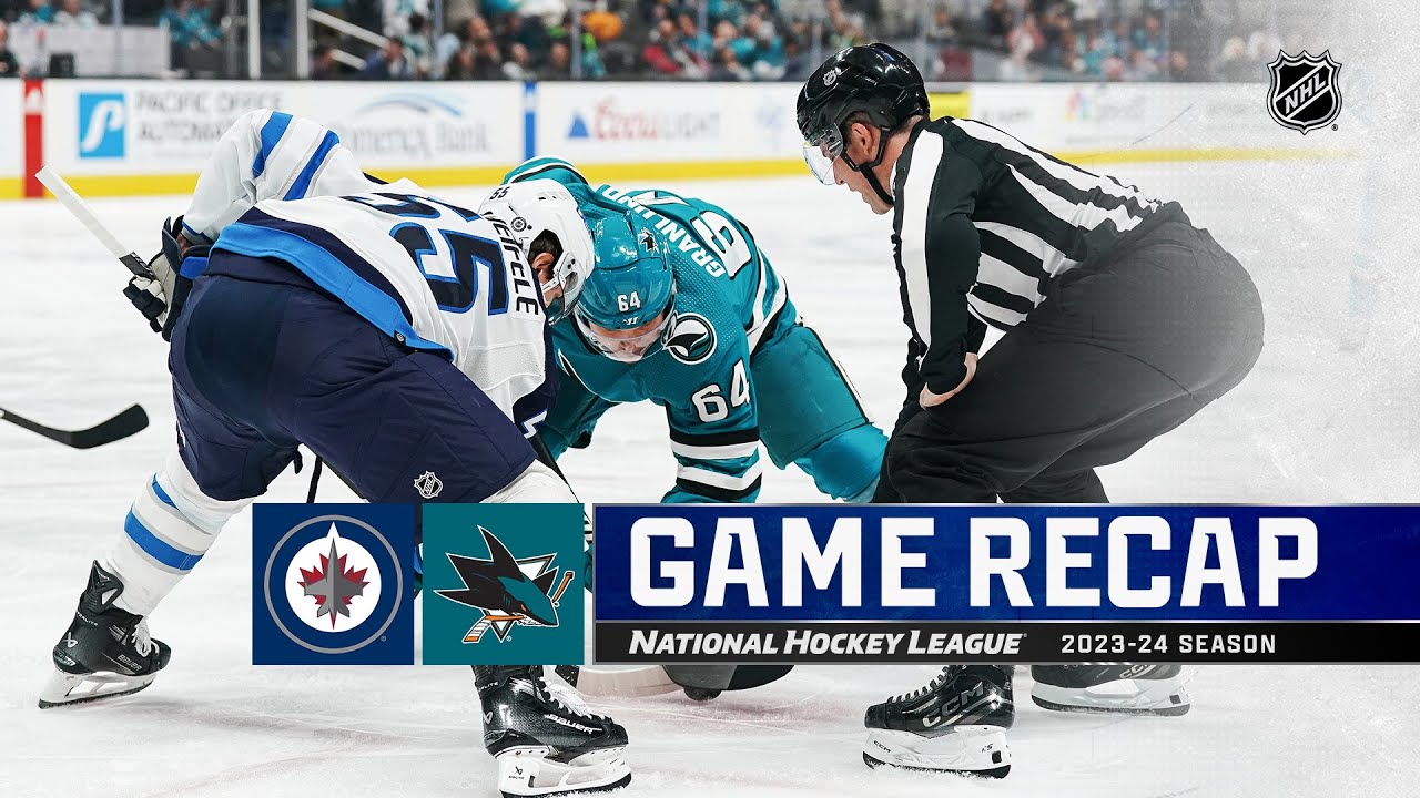 Jets @ Sharks 12/12 | NHL Highlights 2023