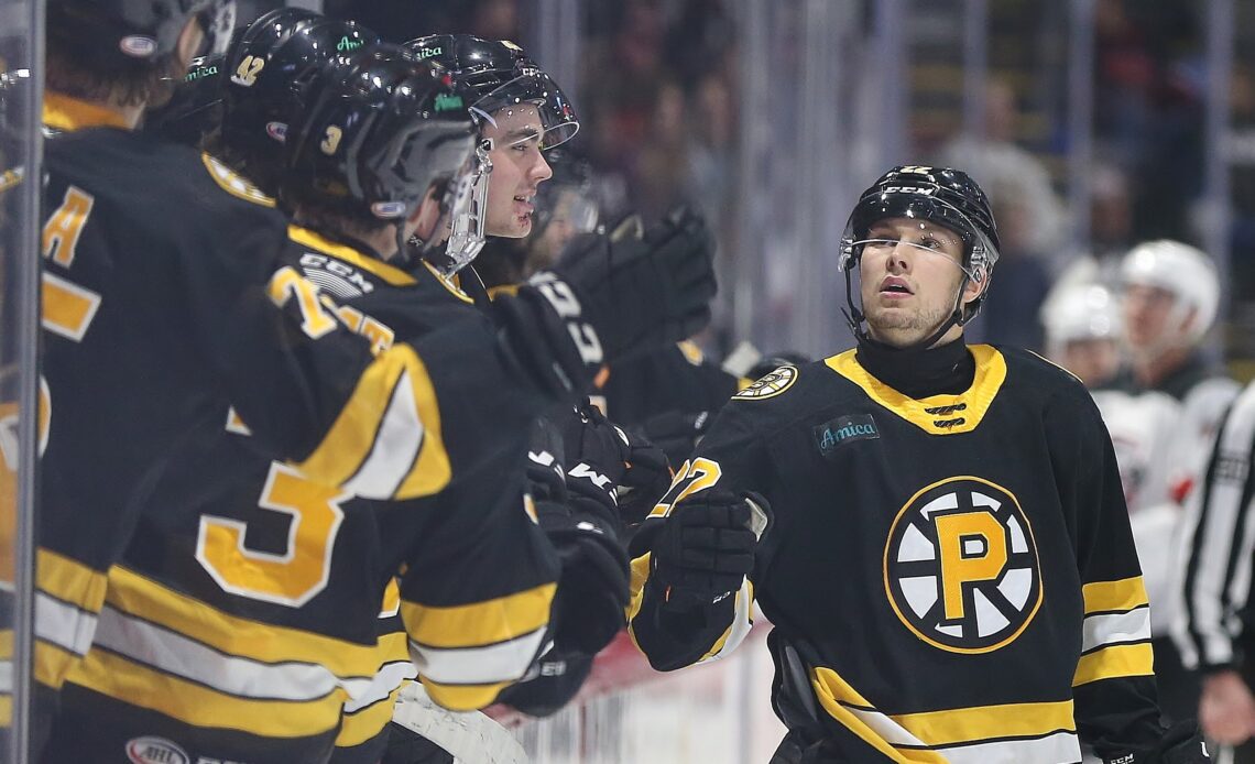 LYSELL, P-BRUINS DOWN COMETS | Providence Bruins