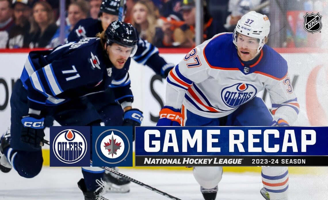 Oilers @ Jets 11/30 | NHL Highlights 2023