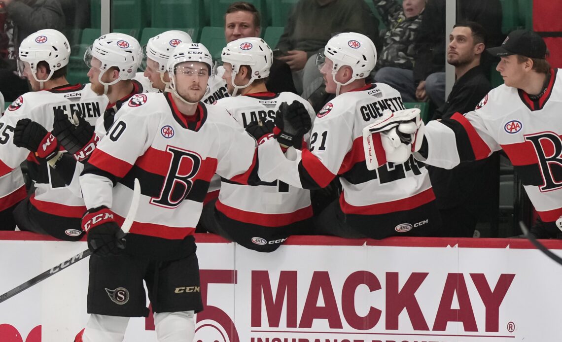 Ostapchuk strikes twice as Sens take three-of-four points in two-game set with Amerks – Belleville Sens