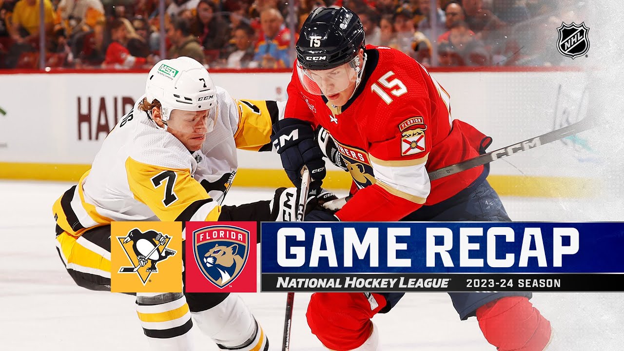 Penguins @ Panthers 12/8 | NHL Highlights 2023
