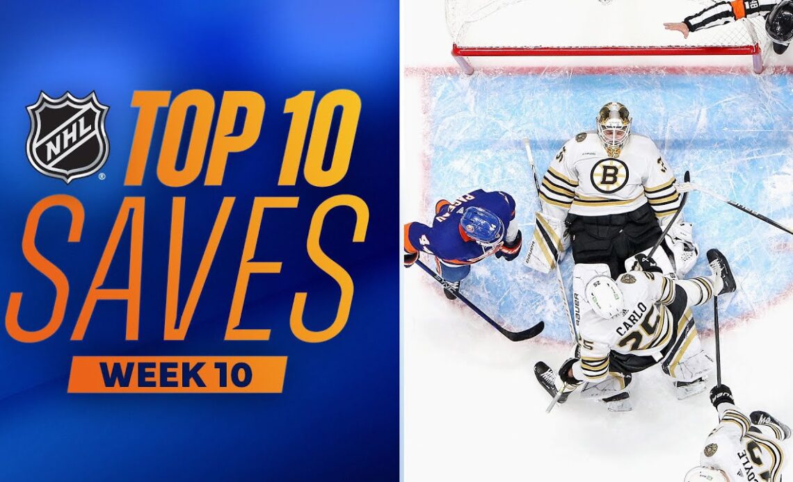 Top 10 Saves from Week 10 | 2023-24 NHL Season