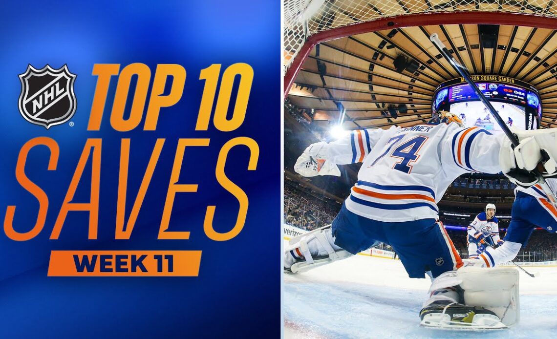 Top 10 Saves from Week 11 | 2023-24 NHL Season