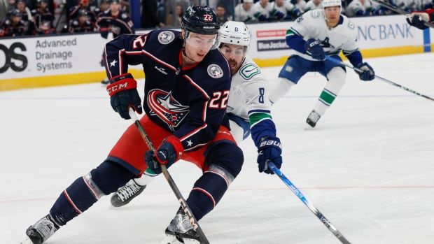 Canucks' 5-game winning streak ends in Columbus shootout