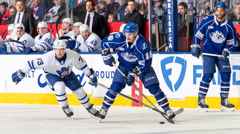 Crunch Edge Marlies, 4-3, In Overtime