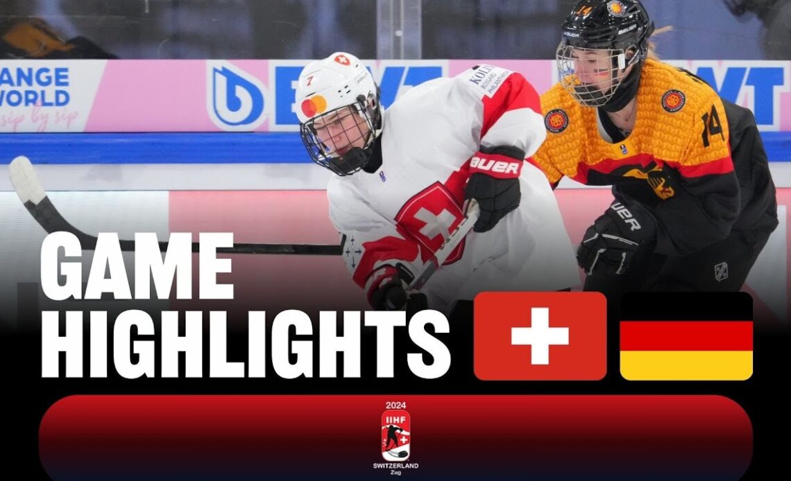 Highlights: Switzerland vs Germany| 2024 #U18WomensWorlds