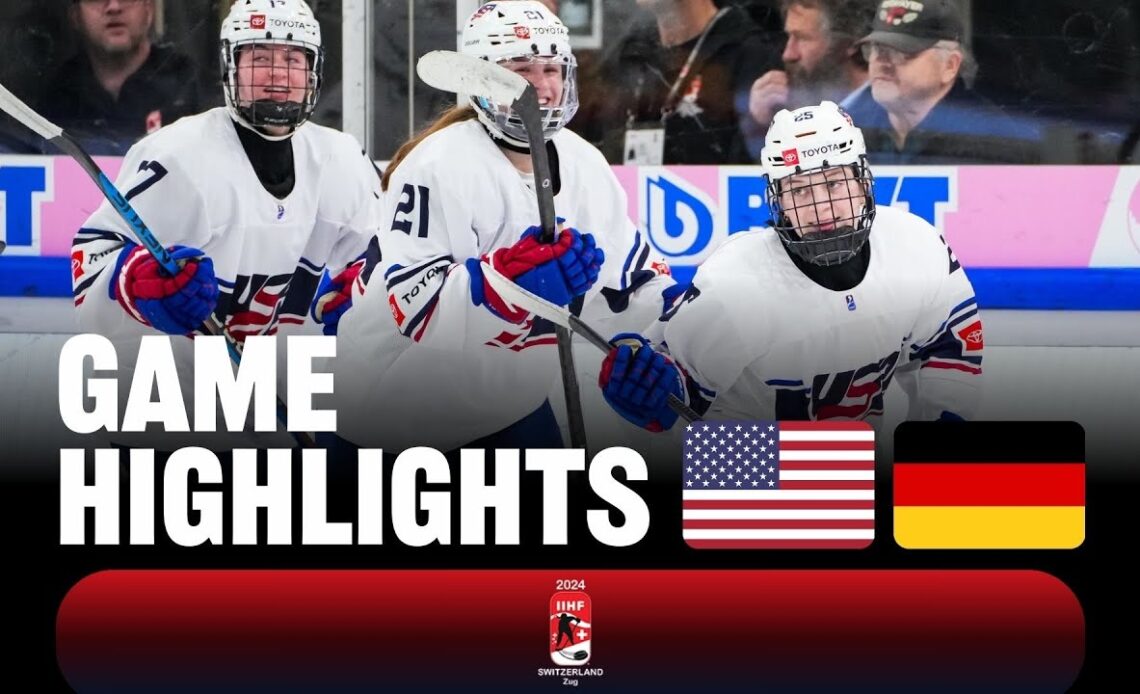 Highlights: USA vs Germany | 2024 #U18WomensWorlds