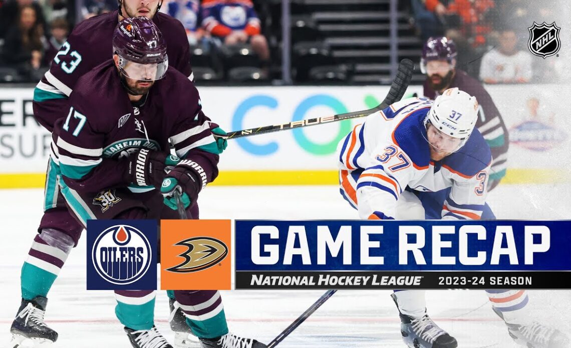 Oilers @ Ducks 12/31 | NHL Highlights 2023