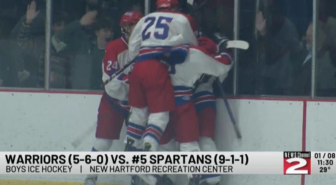 SCORES 1-8-24: New Hartford boys ice hockey dominates rival Whitesboro at home to avenge blowout loss from last year | Sports