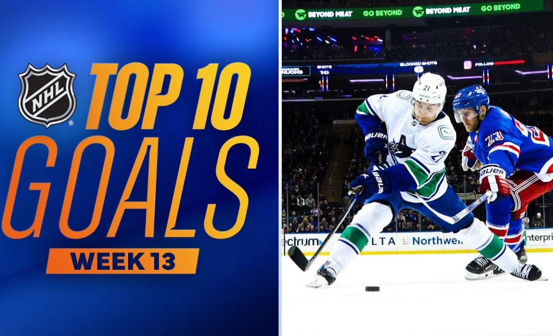 Top 10 Goals from Week 13 | 2023-24 NHL Season